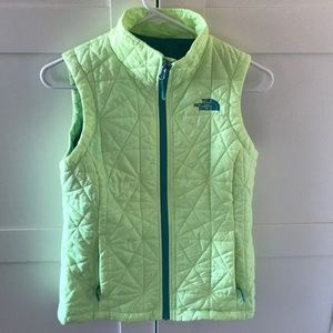 North Face Quilted vest 💚